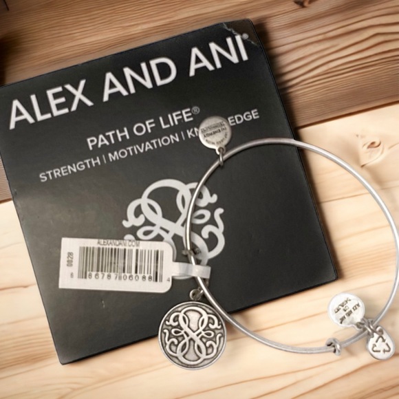 Alex and Ani Adjustable Bracelet Path of Life ll Expandable Charm Bangle… - Picture 1 of 10
